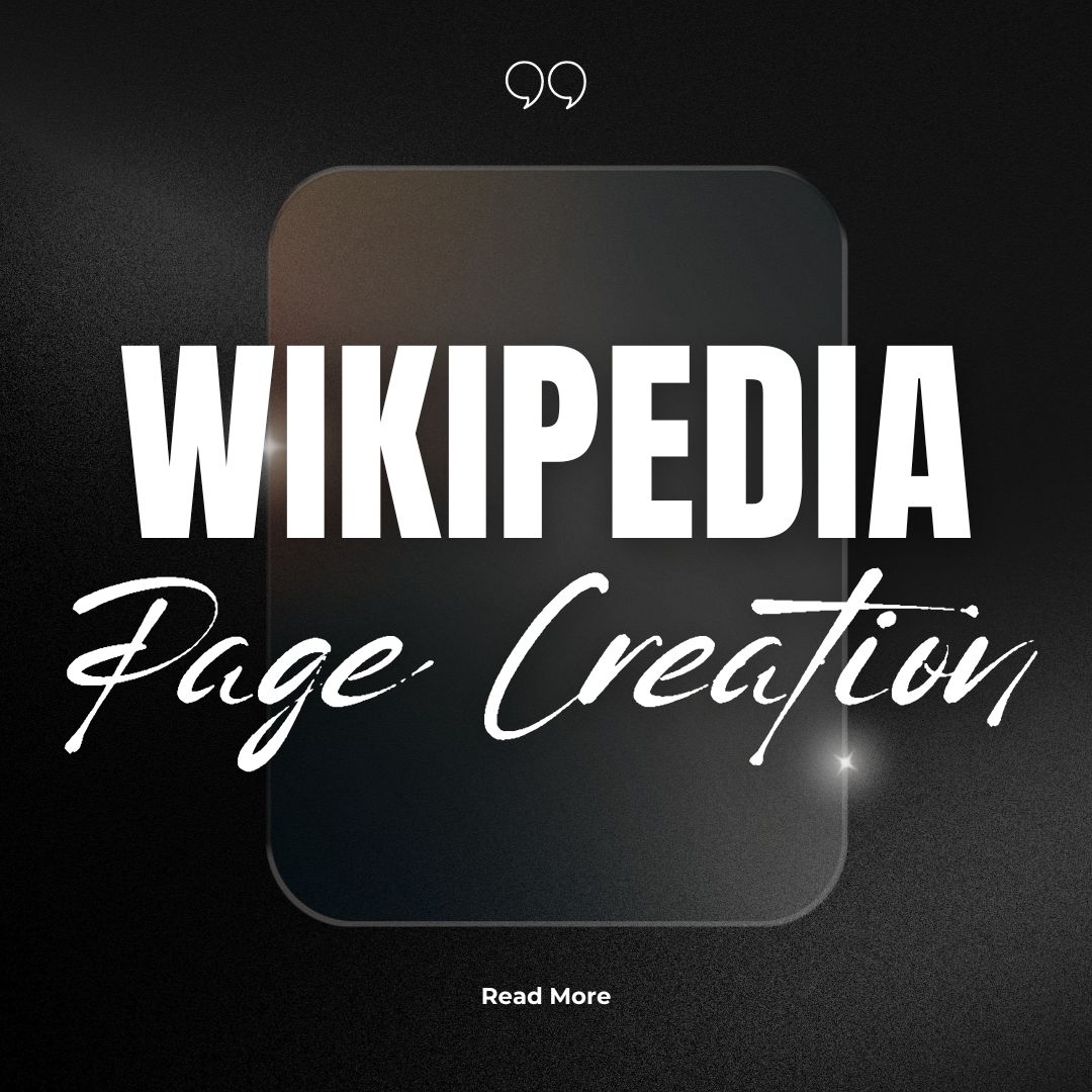 Create Wikipedia Page